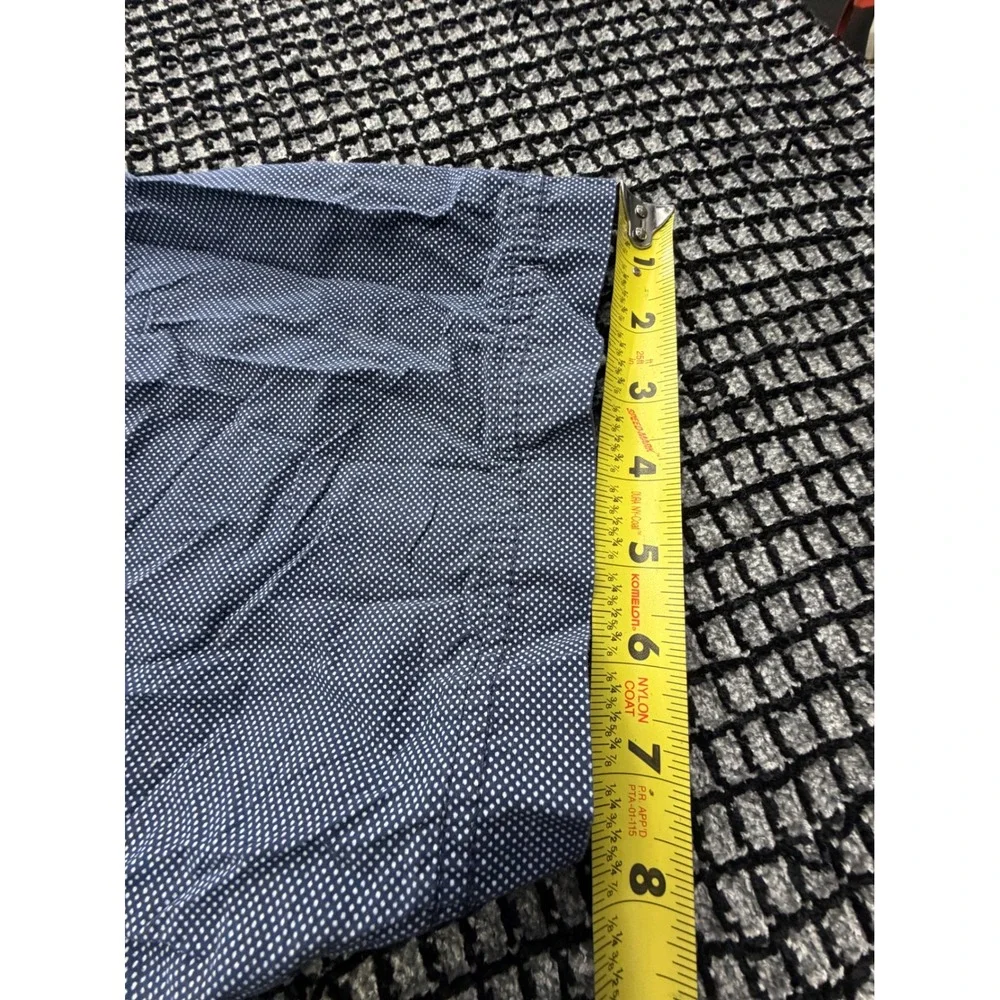 Paper Denim & Cloth Button Up Mens 2X Blue Polka Dot Short Sleeve